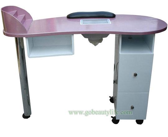 Simple Pink Nail Art Table Bl N028 Beauty Life Salon Equipment Co